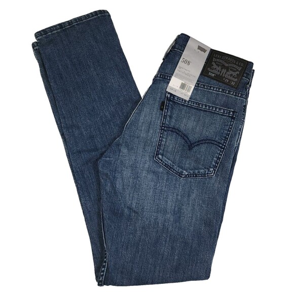 Levi's Men's 508 Regular Taper Fit Jeans Fade Blue 29W x 32L 885080027 Mexico - Picture 1 of 15